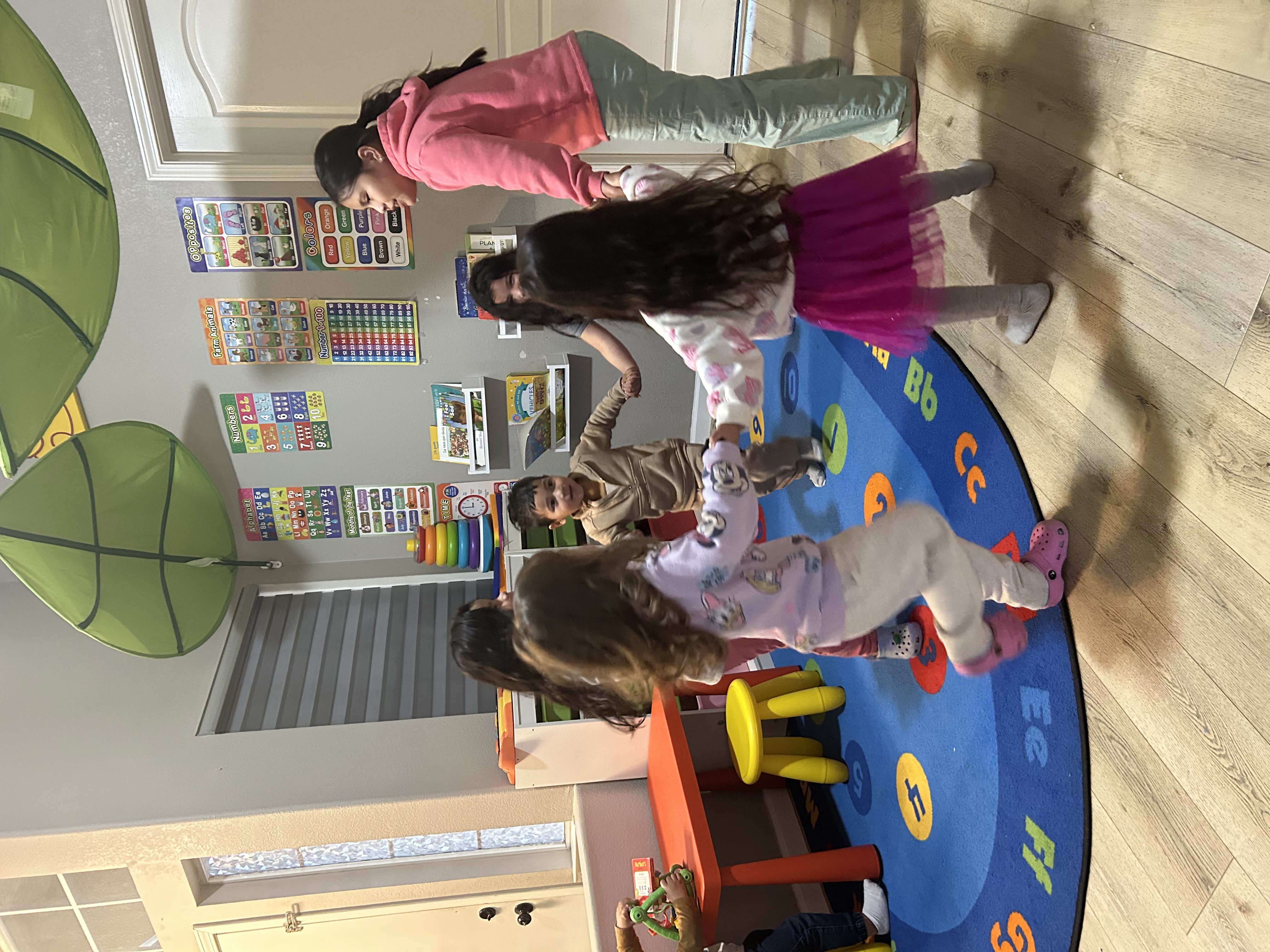 Circle time with toddlers